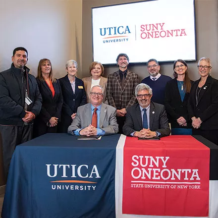 Nursing Student Pathway with Utica University Group Photo