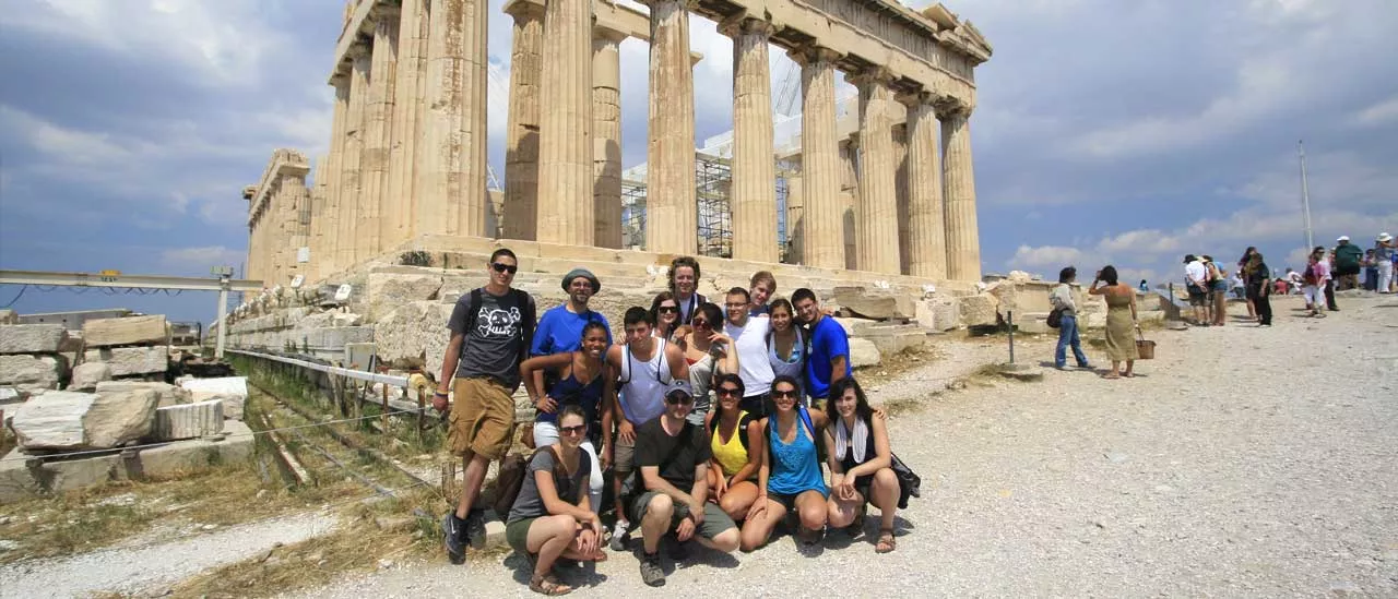 Art Travel Class at the Acropolis of Athens