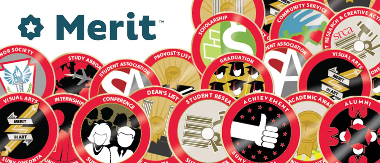 Merit badges and logo