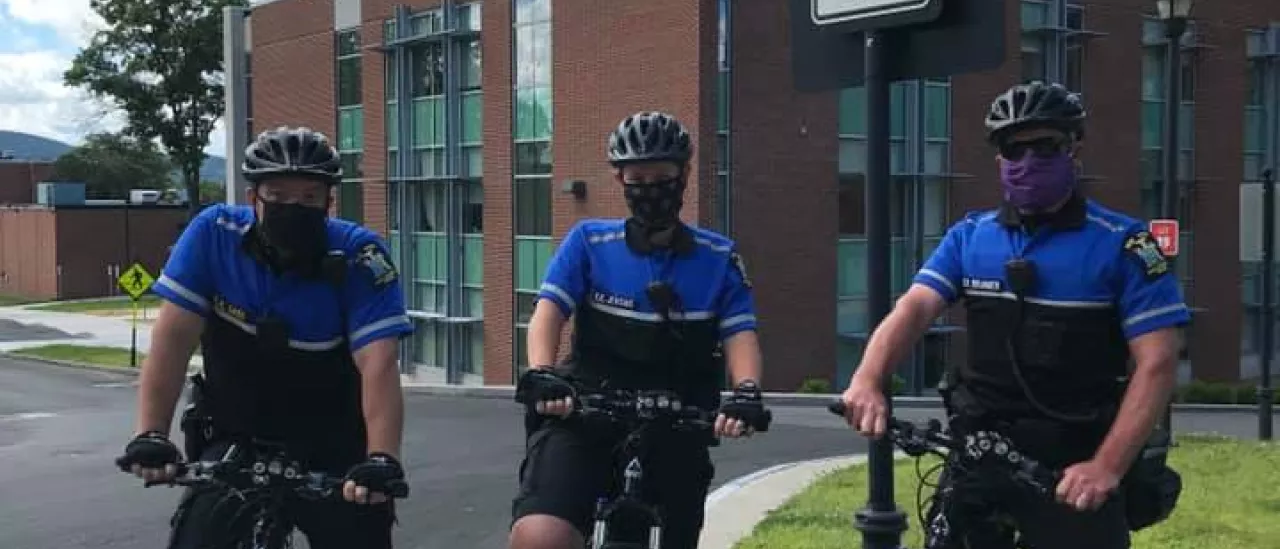 Police bike patrol