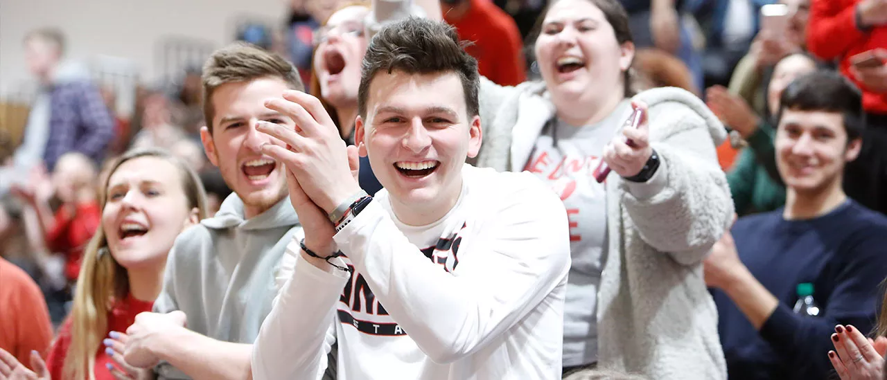 Student Crowd at Battle of Red Dragons