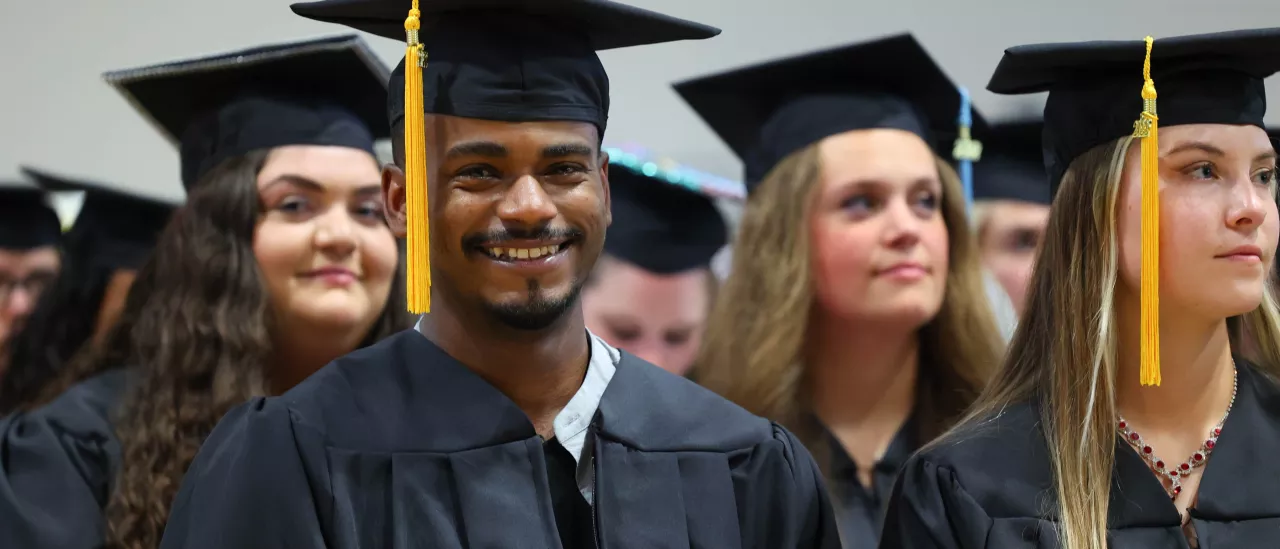 SUNY Oneonta students at Spring 2022 Commencement