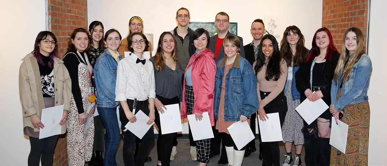 Winners 2022 Annual Juried Student Art Show Reception