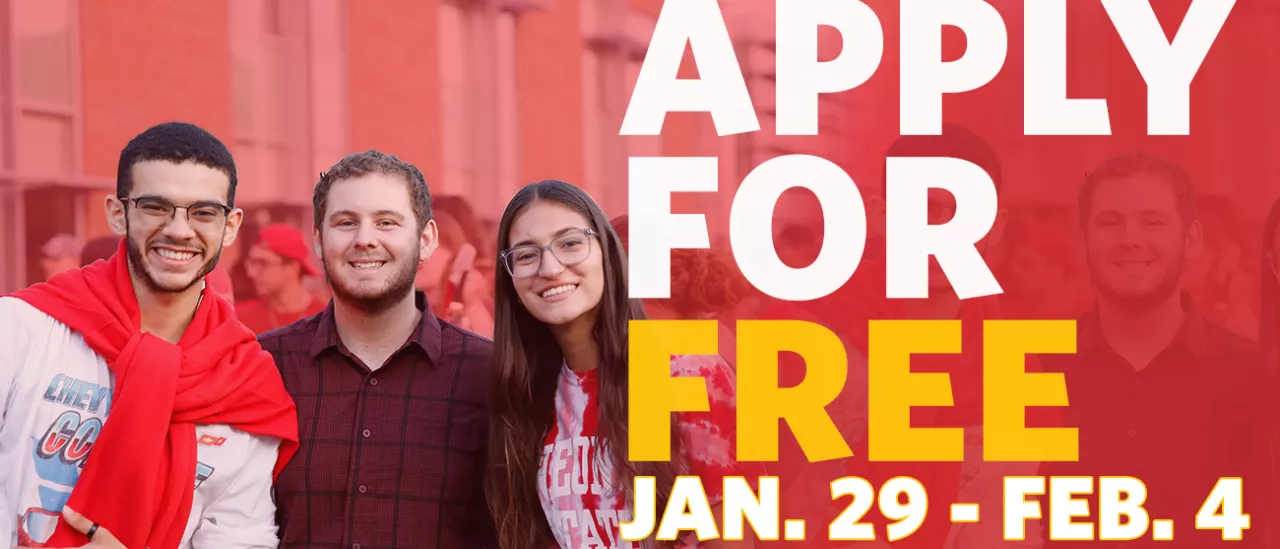 Apply Free Jan. 29 - Feb. 4