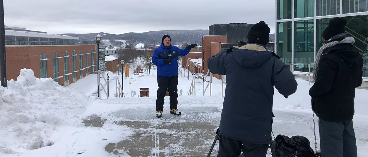 Meteorology Students Featured on The Weather Channel | SUNY Oneonta Meteorology Students Featured on The Weather Channel | SUNY Oneonta