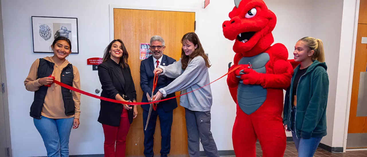 Unveiling of the Red Dragon Food Pantry