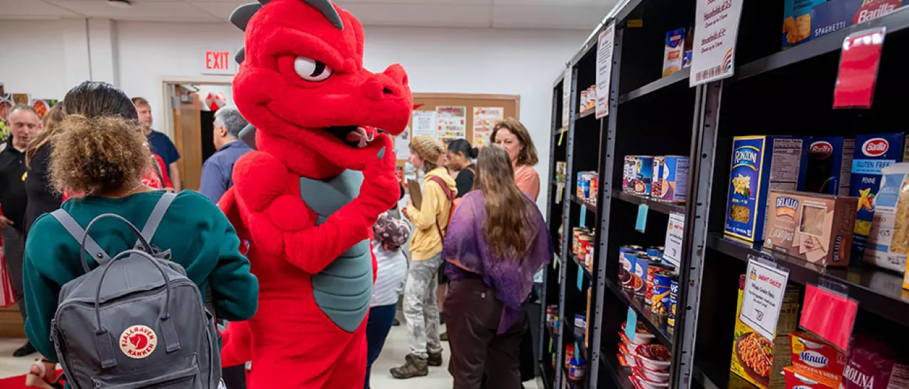 Unveiling of the Red Dragon Food Pantry