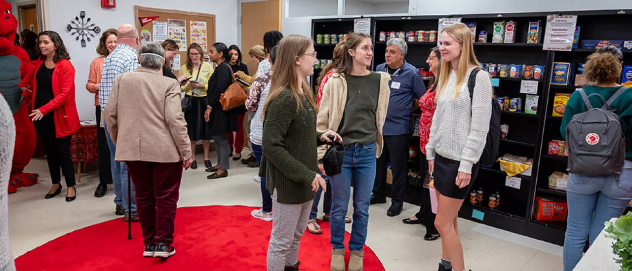 Unveiling of the Red Dragon Food Pantry