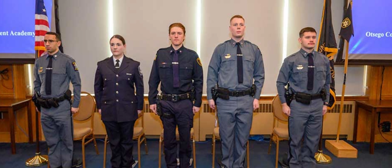 Five Cadets Graduate from Law Enforcement Academy