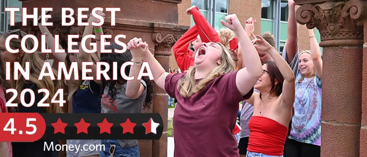 4.5 Stars by Money.com 2023's Best Colleges in America 2024