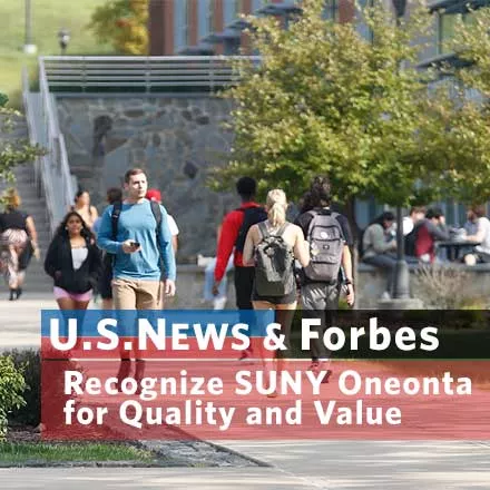 U.S. News & Forbes Recognize SUNY Oneonta for Quality and Value