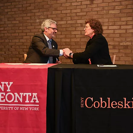 President of SUNY Oneonta and President of SUNY Cobleskill