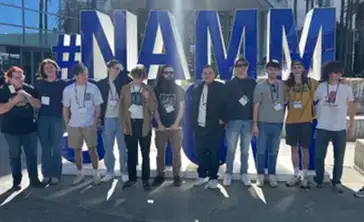 Oneonta Students Tour NAMM