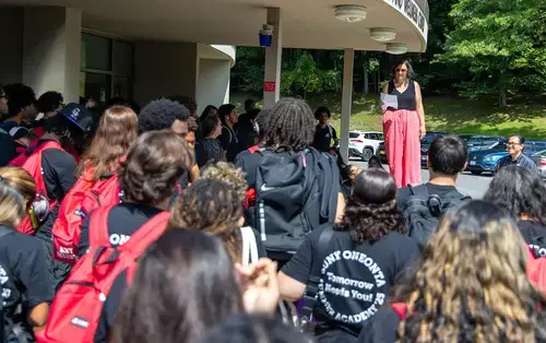 Summer Academy Students at the Campus Wellness Center