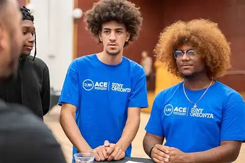 Students at ACE networking event