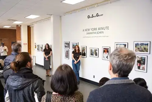 Samantha Schein introduces her A New York Minute solo photography show.