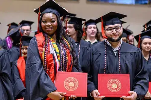 Students at Fall 2025 Commencement 