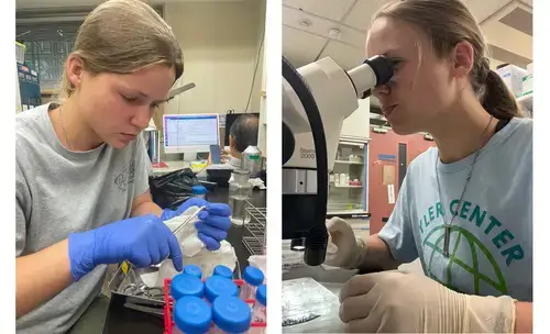 Ellie Vogl studying abroad