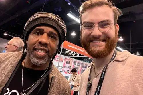 NAMM Show 2026 student with artist