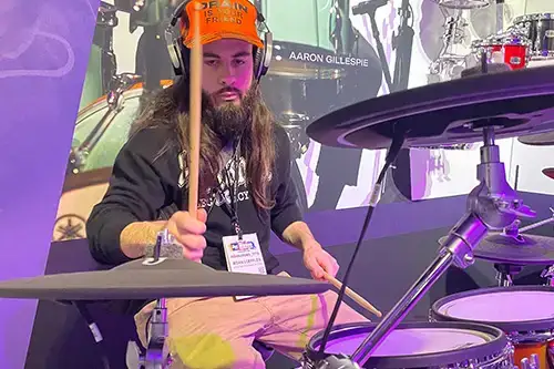 NAMM Show 2026 Student Drummer