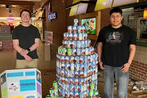 Daniel Schlagel at Canstruction