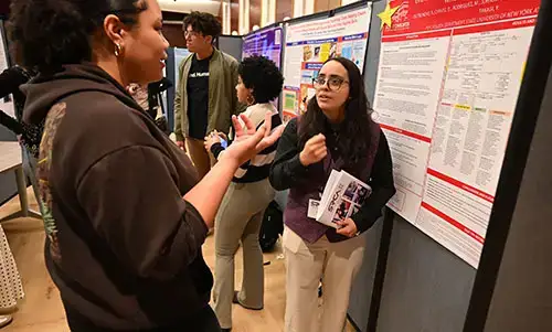 Diana Chavez at Student Research and Creative Activity Day