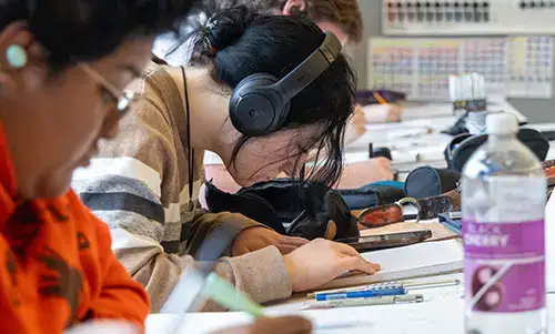 Mordue Reinhardt in class