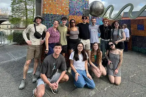 NOLA trip photos group photo