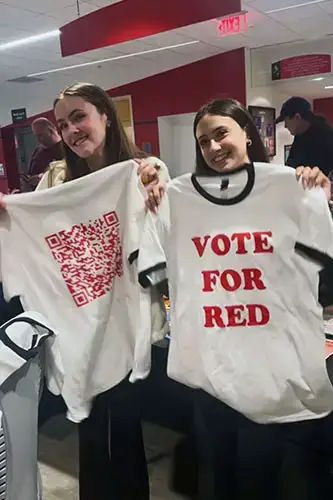 vote for red shirts
