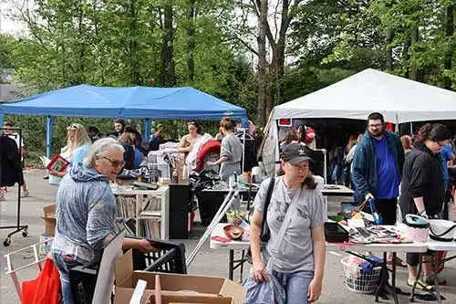 Move out program 2026 residents select items from ReUse center