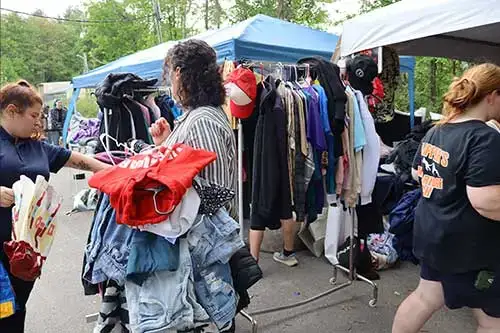 Move out program 2026 residents select items from ReUse center