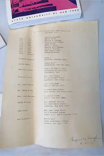 Items found inside the time capsule