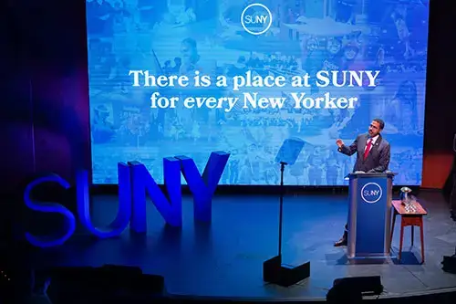 SUNY Chancellor John B King at the State of the University Address