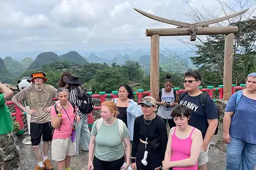 China FL Trips students on tour