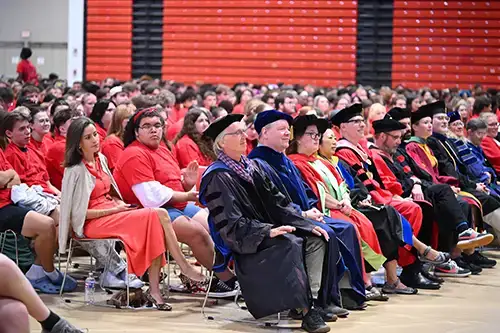 Students and Faculty at Convocation