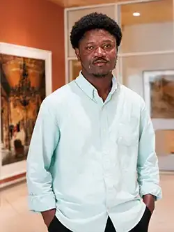 Enoch Ampong, a student in the Cooperstown Graduate Program