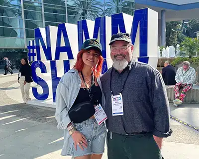 Gabi at NAMM