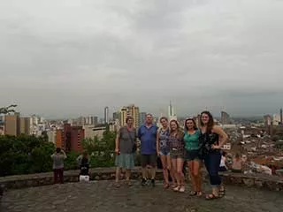Students abroad in Cali, Columbia for spring break 2019