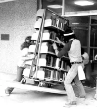 Library Moving-Out Day, 1972