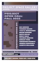 Project Open Call: Fall 2022
