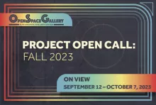 Promotional Poster for the Fall 2023 Project Open Call group exhibition