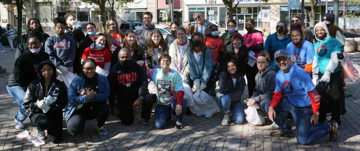 Group photo from Clean Up Day