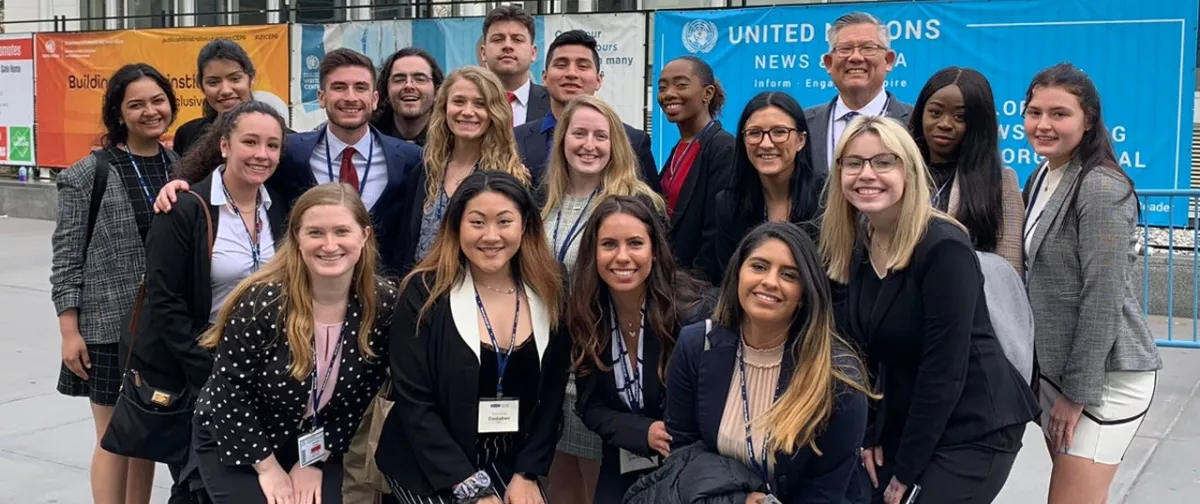 Model UN group in New York City