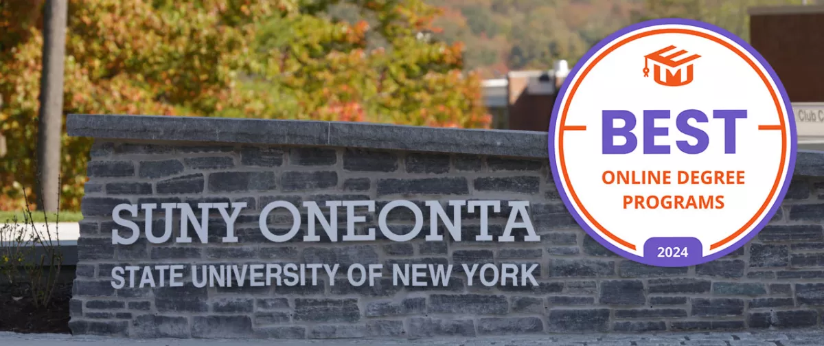 SUNY Oneonta is ranked #2 in the nation on EduMed.org's 2023-24 list of Best Online Nutrition Master's Degrees. 