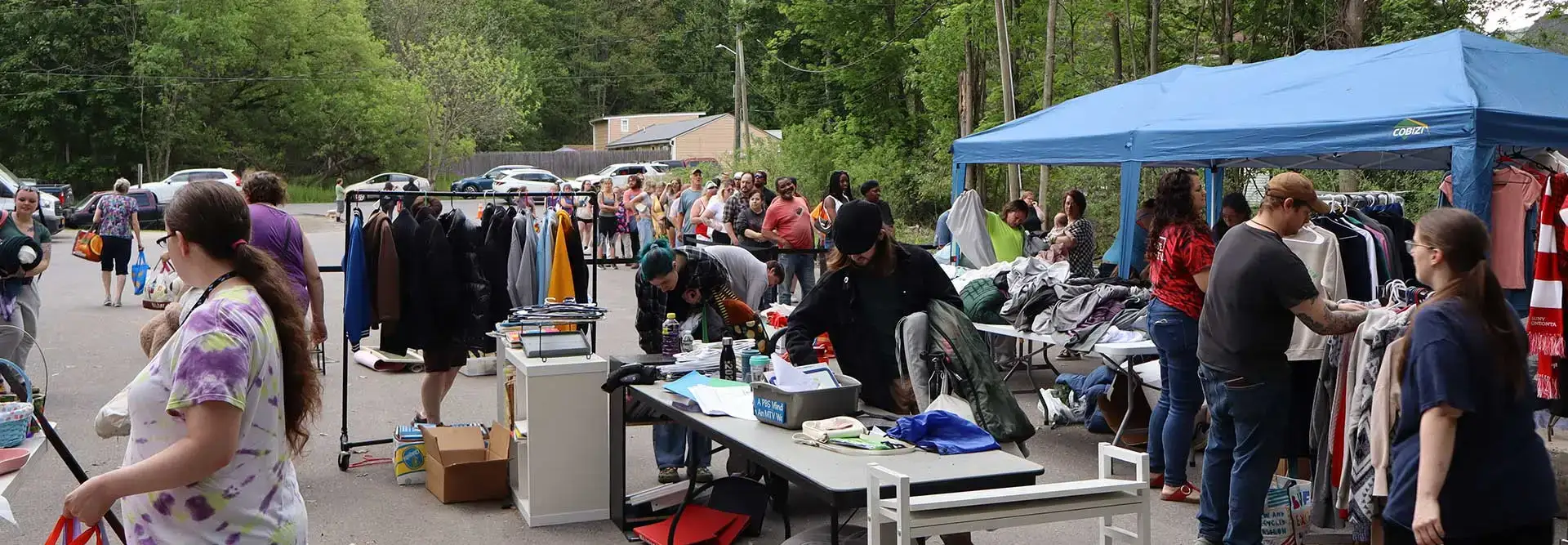 Move out program 2026 residents select items from ReUse center