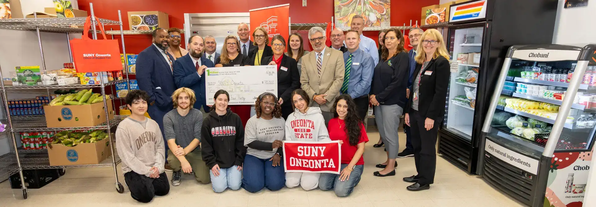 Food Pantry SFCU Donation Banner