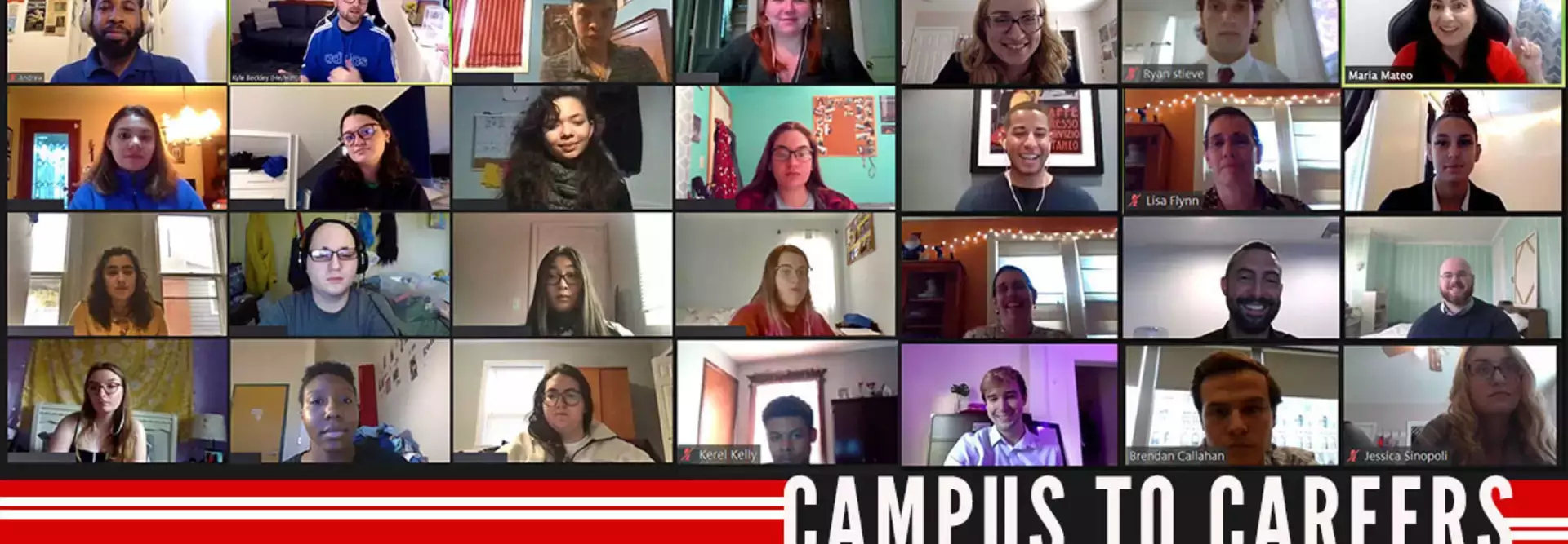 Campus to Careers Zoom screen