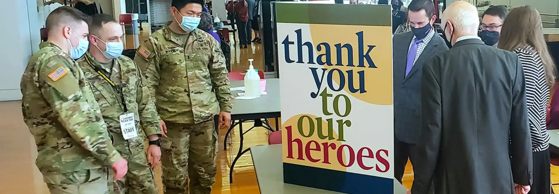 National Guard look at thank you card.