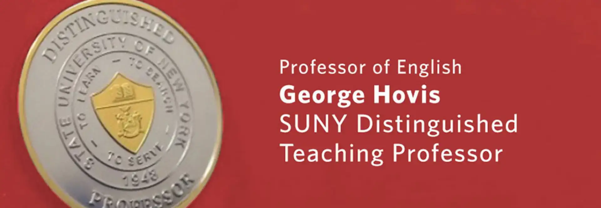  SUNY Distinguished Teaching Professor.