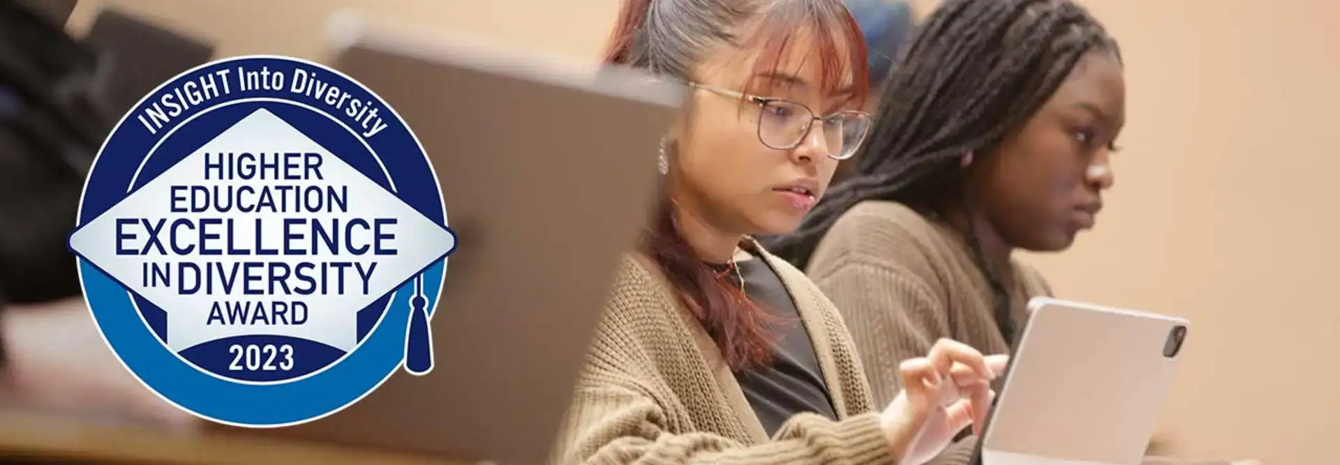 Students in IRC lecture hall 